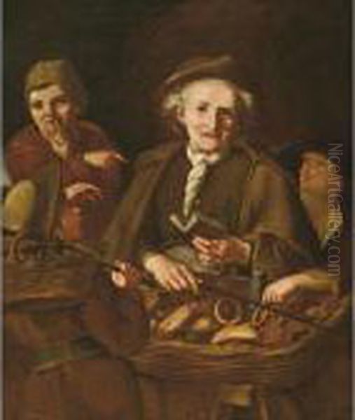 Il Venditore Di Dolciumi Oil Painting by Giacomo Francesco Cipper