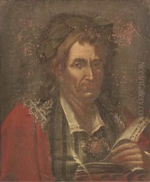 Portrait Of A Poet Oil Painting by Giacomo Francesco Cipper