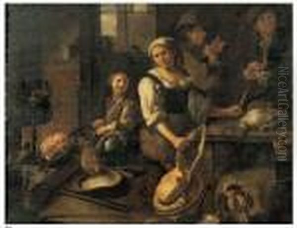 La Cucina Oil Painting by Giacomo Francesco Cipper