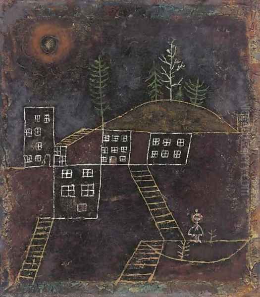 Bescheidene Heimat Oil Painting by Paul Klee