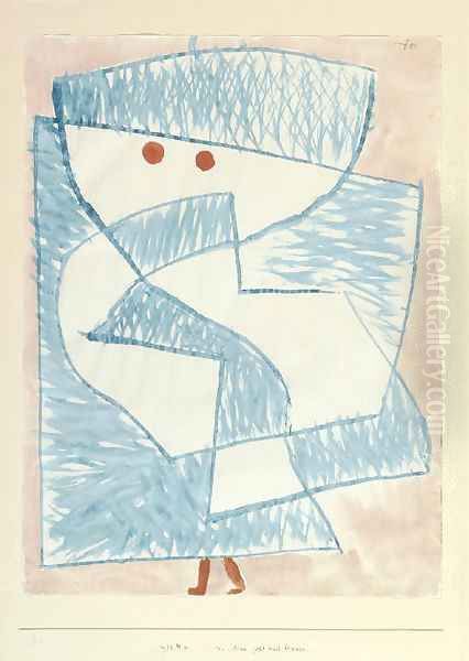 Ein Kind geht nach Hause Oil Painting by Paul Klee