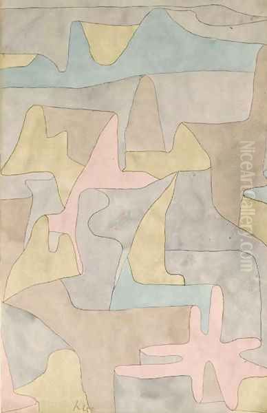 Landschaft bei Pemb Oil Painting by Paul Klee