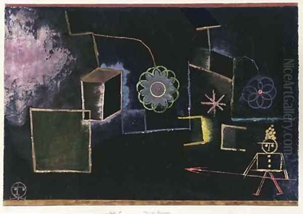 Mordbrenner Oil Painting by Paul Klee