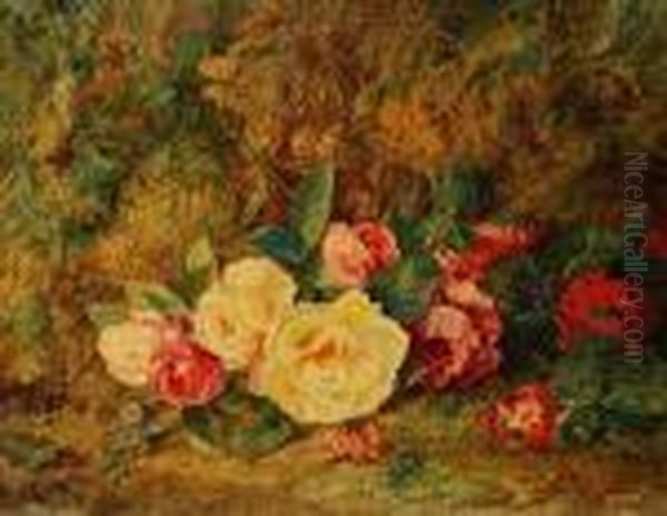 Roses Oil Painting by George Clare