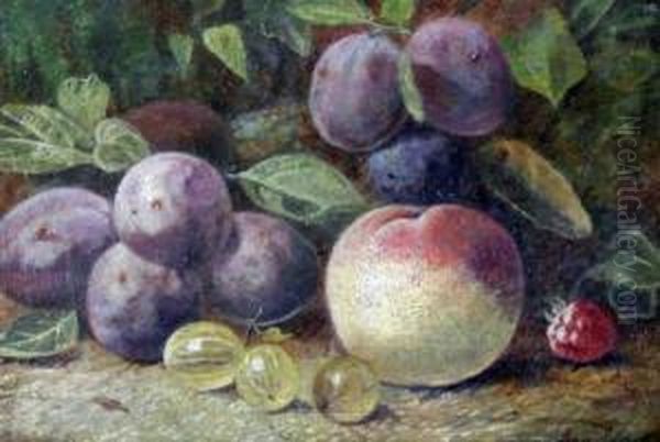 Still Life Of Fruit Oil Painting by George Clare