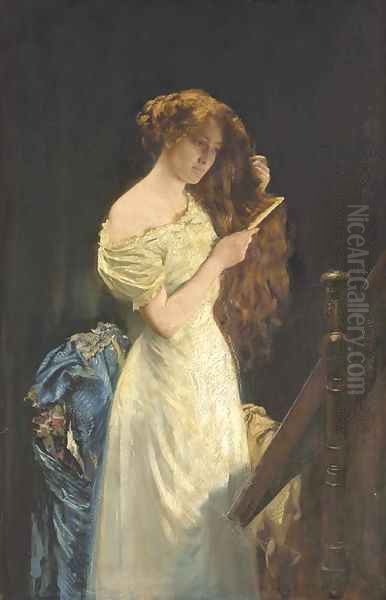 The Glory of Womanhood Oil Painting by Thomas Benjamin Kennington