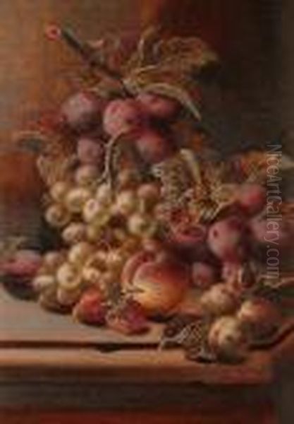 Still Lifes Of Fruit. Oil Painting by Oliver Clare