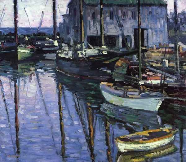 Rockport at Sunrise Oil Painting by Charles Salis Kaelin