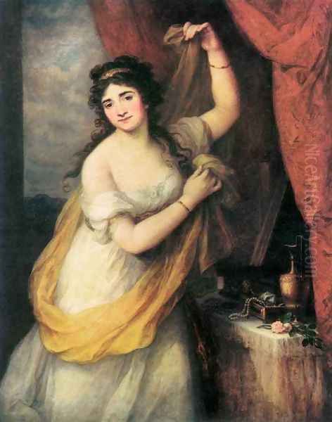 Portrait of a Woman 1795 Oil Painting by Angelica Kauffmann