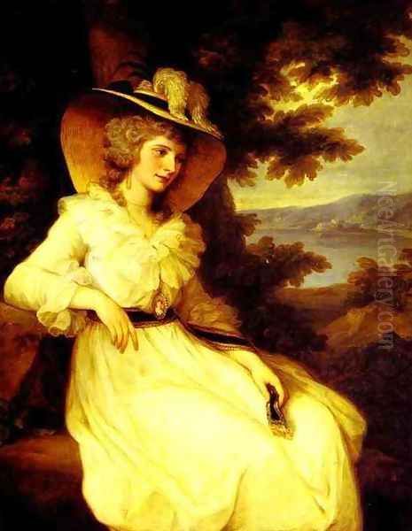 Lady Elizabeth Foster Oil Painting by Angelica Kauffmann