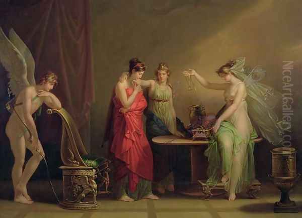 The Legend of Cupid and Psyche Oil Painting by Angelica Kauffmann