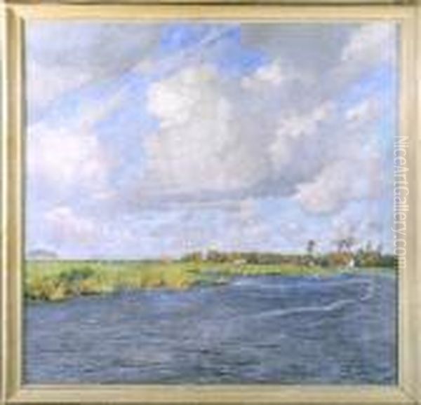 [la Lys En Ete] Oil Painting by Emile Claus