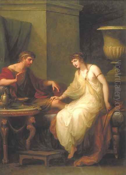 Ulysses and Circe Oil Painting by Angelica Kauffmann