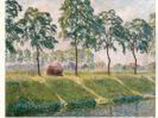 Ormes En Mai Oil Painting by Emile Claus