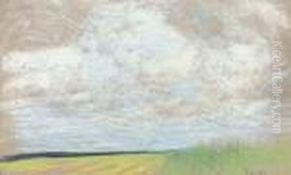 Essex Skyscape Oil Painting by George Clausen