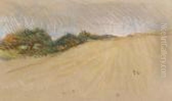 Sand Dunes Oil Painting by George Clausen