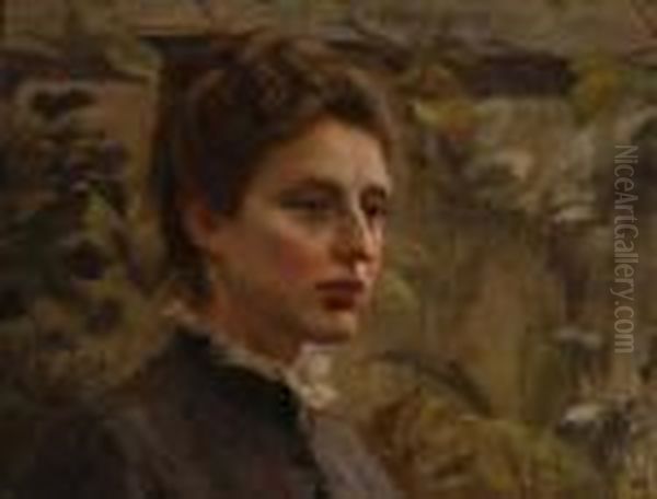 Untitled Oil Painting by George Clausen