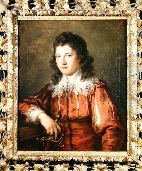 Portrait of Thomas Reade Oil Painting by Angelica Kauffmann