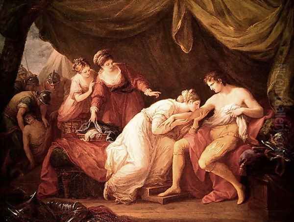 Edward I and Eleanora Oil Painting by Angelica Kauffmann