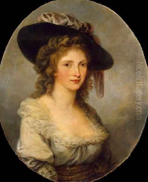 Self-Portrait 2 Oil Painting by Angelica Kauffmann