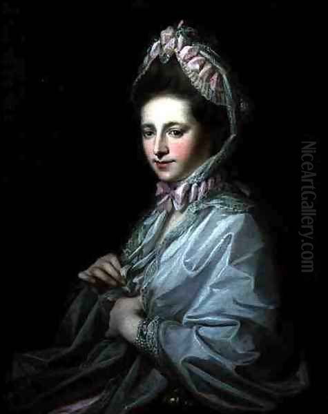 Portrait of Anne Miller Oil Painting by Angelica Kauffmann