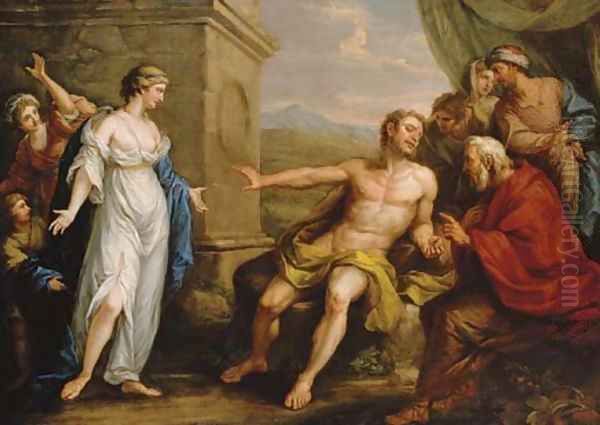 The Continence of Scipio Africanus Oil Painting by Angelica Kauffmann