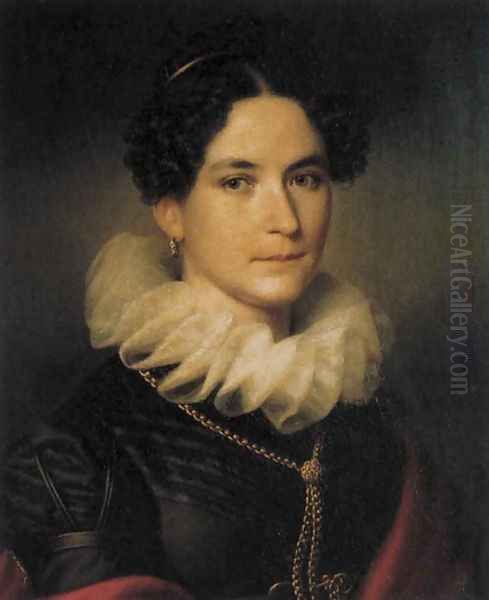 Maria Angelica Richter von Binnenthal 1814-15 Oil Painting by Johann Peter Krafft