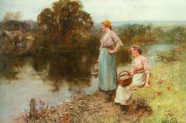 Waiting for the Ferryman Oil Painting by Henry John Yeend King