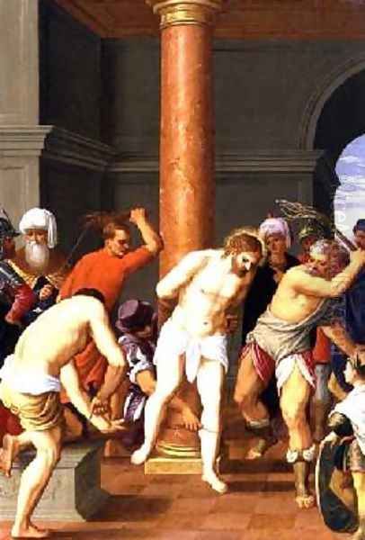 Flagellation Oil Painting by Johann Konig