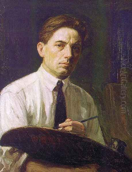 Self Portrait Oil Painting by Joseph A. Kleitsch