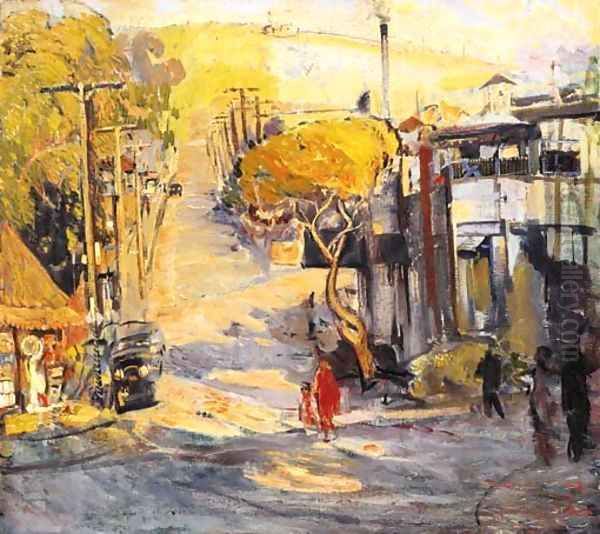 Park Avenue, Old Laguna Oil Painting by Joseph A. Kleitsch