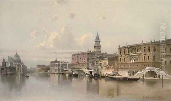 Before the Molo, Venice Oil Painting by Karl Kaufmann