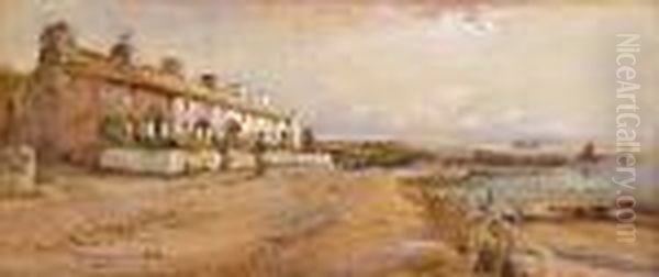 Sea View, Cemaes Bay, Anglesea Oil Painting by Joseph Hughes Clayton