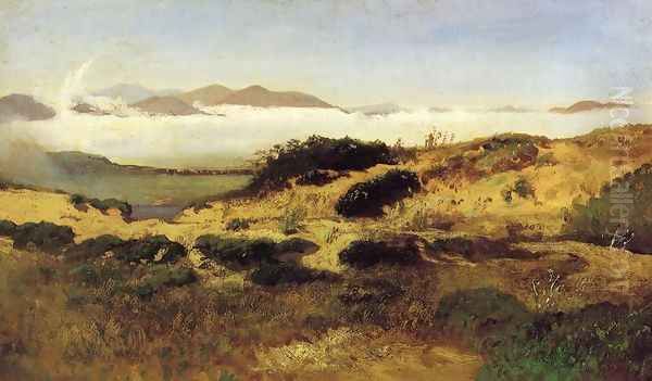 Sand Dunes and Fog, San Francisco Oil Painting by William Keith