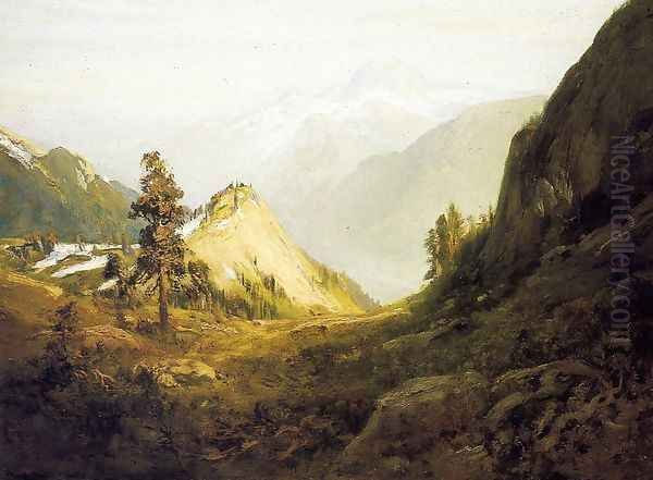 Majestic California Oil Painting by William Keith