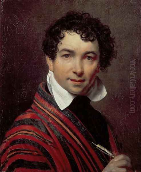 Self Portrait Oil Painting by Orest Kiprensky