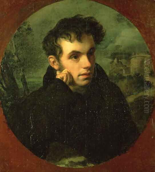 Portrait of Vassily Zhukovsky Oil Painting by Orest Kiprensky