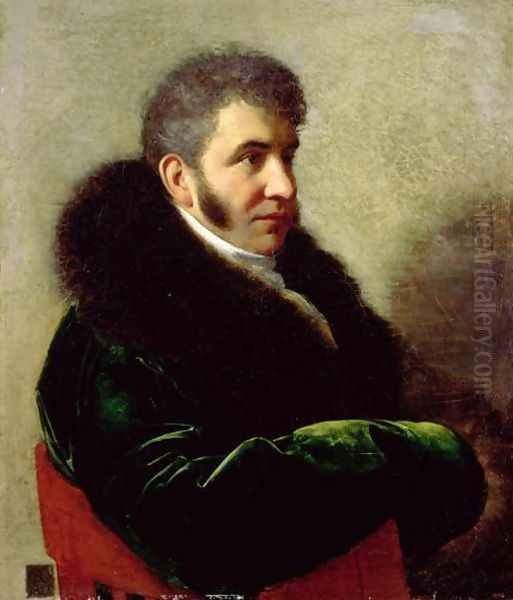 Portrait of Ivan Alexeevich Gagarin 1771-1832 Oil Painting by Orest Kiprensky