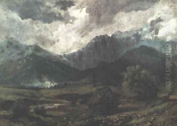 Giewont II Oil Painting by Aleksander Kotsis