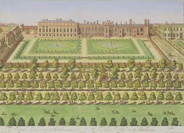 The Royal Palace of St James Oil Painting by Leonard Knyff