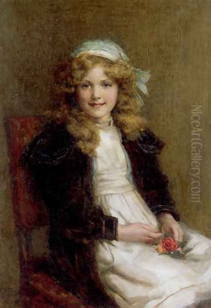 Vera Oil Painting by George Sheridan Knowles