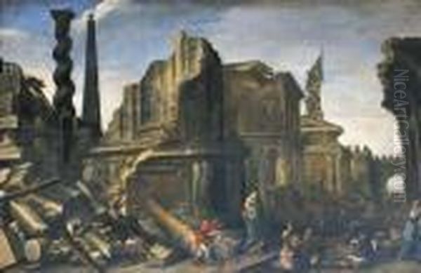 The Destruction Of Sodom Oil Painting by Viviano Codazzi