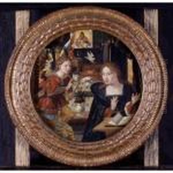 Annunciation Oil Painting by Pieter Coecke Van Aelst