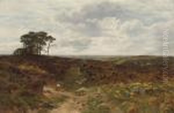 Near Ringwood, Hampshire Oil Painting by George Vicat Cole