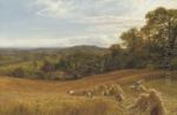 The Heart Of Surrey Oil Painting by George Vicat Cole