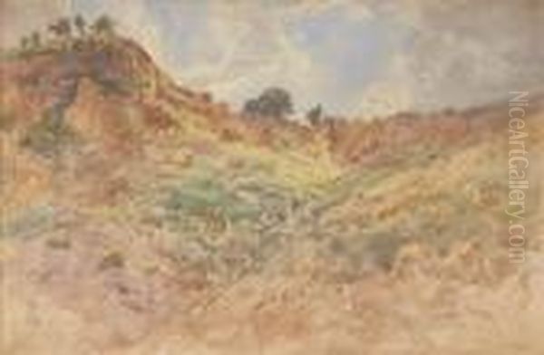 Paesaggio Collinare Oil Painting by Enrico Coleman