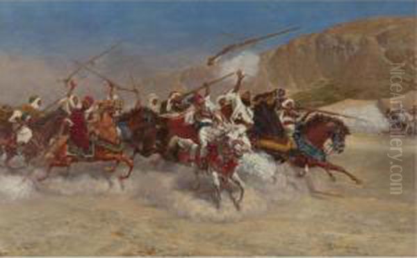 The Gallop Oil Painting by Enrico Coleman