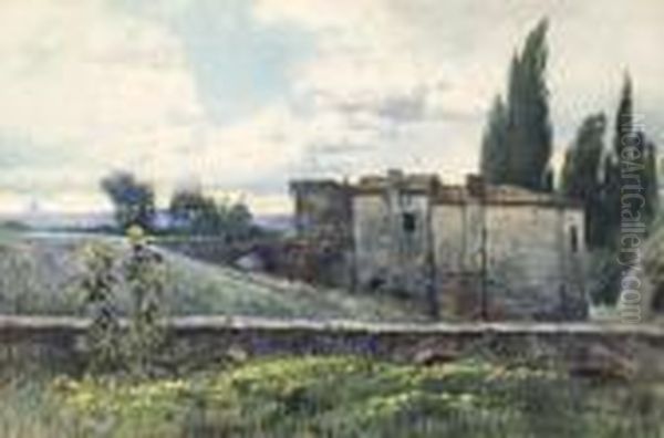 Dintorni Di Roma Oil Painting by Enrico Coleman