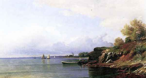 On the Coast near Marblehead Oil Painting by John Ross Key