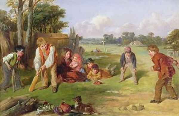 The Village Team Oil Painting by William Henry Knight